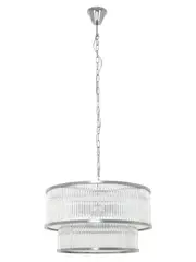 Corbelle 6+4 Light Pendant in Polished Chrome
