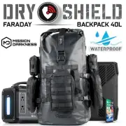 Mission Darkness Dry Shield Faraday Backpack 40L - Waterproof & Signal Blocking