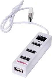 OSOLADY 1pc 4 Ports Usbhub Adapter USB Hub USB Splitter Multi-Port Hub Cable Deconcentrator USB Multi Charger Hub 2.0 USB Port Extension Line Memory Reader