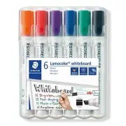 STAEDTLER white board marker Lumo Color corner core bold 6color