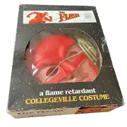 1990 DC Comics The Flash Collegeville Costume With Mask Halloween Vintage Sz. M