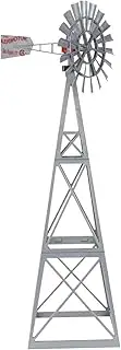 Big Country Toys 15" Silver Windmill - Interactive Top, Collectible Series Compatible