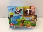 Mega Bloks First Builders Peek A Blocks PANDA SLIDE NEW