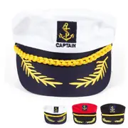 Embroidered Pirate Hook Navy Beret Unisex Military Captain Hat