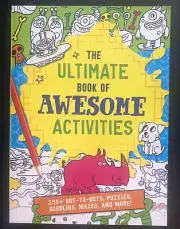The Ultimate Book of Awesome Activities - 250+ Puzzles Mazes More Fast Shipping