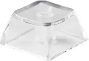 Blank Crystal Transparent Keycaps PC Material 1U XDA Profile R4 Keycap for MX Switch Mechanical Keyboard with Backlight (XDA Transparent, Pack of 100)
