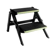 Supex Black Two Stage Aluminium Step