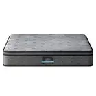 King Size Grey Euro Top Mattress 26cm Thick Medium Firm Support Hypoallerg G26-K