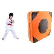 Thickened Square Boxing Wall Target - Magic Stickers - 40X40X10 - Orange Black