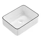 Cefito Bathroom Basin Ceramic Vanity Sink Hand Wash Bowl Counter 48x37cm New