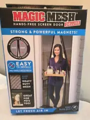 Magic Mesh Deluxe Hands Free Screen for single/sliding or RV Door.