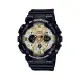 【CASIO G-SHOCK】閃耀時尚潮流精細耐衝擊雙顯運動腕錶-黑金x銀/GMA-S120GB-1A/台灣總代理公司貨享一年保固