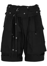 Isabel Marant Heidi Cargo Shorts - Black - 38 (UK10 / S) 38 (UK10 / S)