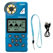 OWON OWM5500 Smart Anemometer 7 Types of Measurements 8000 Sets Data Storage USB Type-C Rechargeable Lithium Battery Ene