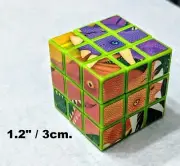 Cube puzzle brain teaser game Dinosaurs Trex prehestoric 1.2"/3cm. NEW