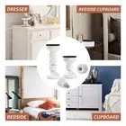 Reliable Antishake Support 2 Pcs Adjustable Threaded Headboard Stoppers