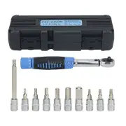 1/4" 2-24Nm Adjustable Torque Wrench Bicycle Repair Tools Kit Bike Repair Preset