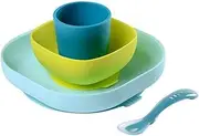 BEABA Silicone Meal Set, Blue