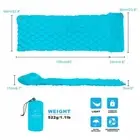 Ultralight Inflatable Sleeping Pad Mat Air Mattress Camping, Travel, Backpacking