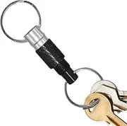 [Generic] Detachable Key Ring Quick Release | Titanium Alloy Keychain - Quick Release Keyring Secure Compact Lightweight Key Holder for Outdoor Hiking Travel Running
