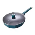 30CM Non-stick Frying Pan Wok Cookware Saucepan With Lid Gas Induction Cooker