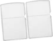 STOBAZA 2pcs Lighter Case Cigarette Lighter Protector Cigarette Lighter Sleeve Cigarette Lighter Protective Boxes Case for Lighter Smoke Lighter Protectors Plastic Transparent