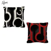 Labyrinth Texture Cushion Cover 45 x 45 cm by Rapee