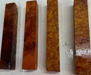 Amboyna Burl Pen Blank Lot | 4 Piece Lot | APB 103