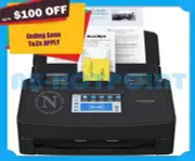RICOH ScanSnap iX1600 A4 Document Scanner (BK) Newest 40PPM,Double-Sided Reading