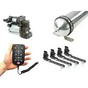 Airbag Man Front & Rear Automatic 3 Height Electronic Control Kit With 1 Gallon Air Tank And AMK Compressor - AC2411M