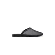 [ANCIENT GREEK SANDALS] ''The Slipper'' Mule Black