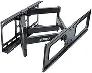Soniq Adjustable Wall Bracket for 42-Inch to 75-Inch Screen VESA Compatible 600x400mm, Black