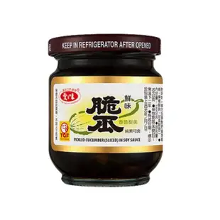 【愛之味】鮮味脆瓜180g3入/1組