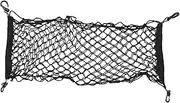 CLISPEED Rear Trunk Cargo Net for Vehicle Storage Durable Organizer with Capacity Easy Installation Hooks Breathable Mesh Design for Efficient Airflow for Suvs and Cars