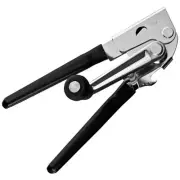 Amco Easy Crank Manual Can Opener - Durable Metal, Soft Grips.