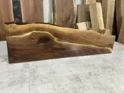 Live Edge Figured Walnut Wood Shelf/Walnut Cutting Board/Kiln Dried Charcuterie