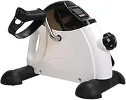 AIMALL Compact Pedal Exerciser with LCD Display - Fitness Gym Bike for Arm and Leg Exercise, Adjustable Resistance, 16.14" x 9.44" x 12.20"