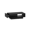 Modern Furniture Coffee Table Led Lights High Gloss Storage Drawer