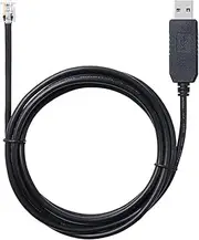 Silicon Labs CP2102 USB RS232 Serial to RJ12 6P6C Data Cable for Connecting Key-nce KV Series PLC to PC(Size:1m)