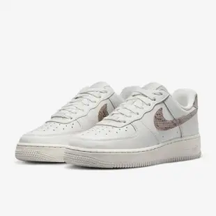 【NIKE 耐吉】休閒鞋 女鞋 運動鞋 AF1 皮革 WMNS AIR FORCE 1 07 白 DD8959-002