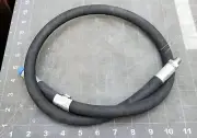 1/4" x 38" 2 WIRE BRAID HYDRAULIC HOSE 1/8” MALE NPT FITTINGS 5,000 PSI [B1S3]