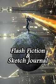Flash Fiction & Sketch Journal: Write & Create Story Workbook with Flash Fiction and Sketch Page Book For Creative Writing and Drawing for Writers | Future World Cover