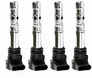 4pcs/Lot Ignition Coil 06A905115D 06A905115 UF411 UF580 E594D 5C1391 Compatible With Skoda Superb VW C1394 UF 06B905115