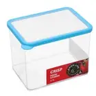 Lemon & Lime Blue 2.7L Rectangle Crisp Food Storer/Container/Storage Box