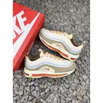 耐吉 NIKE NIKE休閒鞋AIR MAX 97抹茶綠卡其色橙色氣墊男女RETRODX6037-781