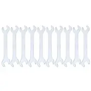 10pcs Double Open End Thin Wrench 8mm x 10mm Metric U-Shaped Spanners