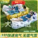 💯台灣出貨💯戶外懶人充氣沙發折疊便攜式氣墊床野餐露營網紅床墊空氣床免打氣