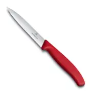 Victorinox Serrated Edge Paring Knife Knives Classic 10cm Red