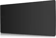 Gaming Mouse Pad Extended Mouse Map Mat (31.5"x11.8"inch,3mm),Nonslip Base, Thick, Comfy, Waterproof and Foldable Mat for Desktop, Computer, Laptop, Keyboard, Consoles, Black