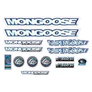 Mongoose - 1998 Supergoose for polished frame - Decal set - old school bmx